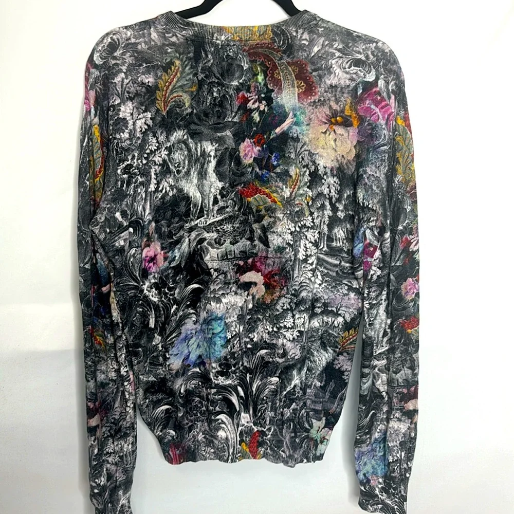 Robert Graham ROARING FLORALS Lion Renaissance Sweater